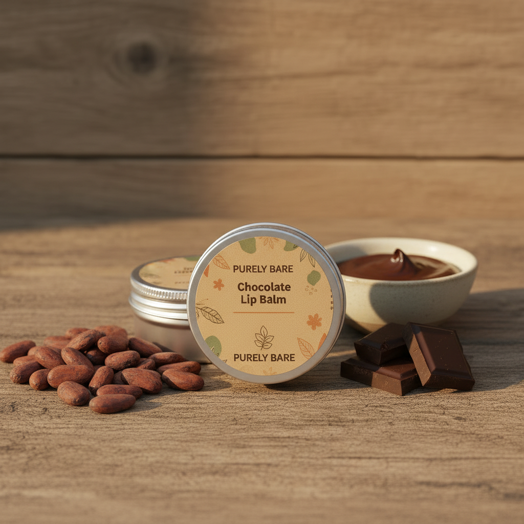 Chocolate Lip Balm – Purely Bare